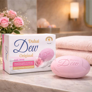 Dubai Dew Original Pink Rose Beauty Soap