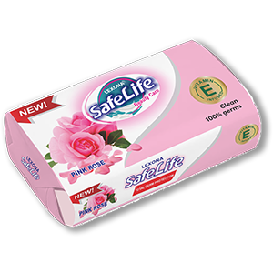 Safe Life Antibacterial Soap Pink Rose 130g